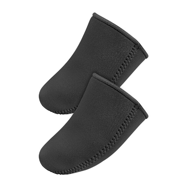 Neopren Halv Palm Foot Ærmer - Sort M