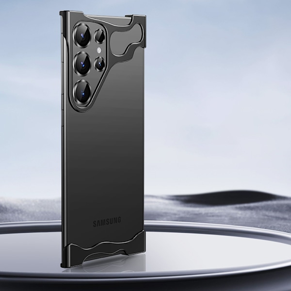 Unikt metallramsfodral + linsskydd för Samsung S24
