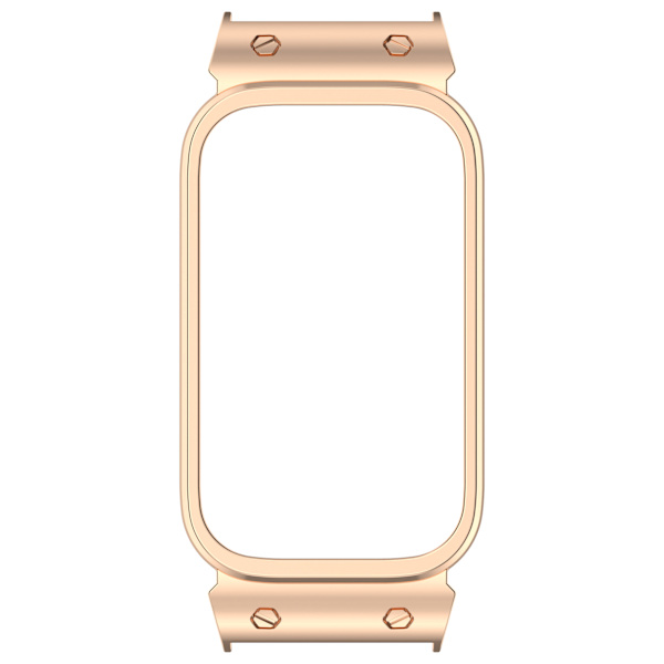 Metallram för Xiaomi Band 9 Active / Redmi Band 3 (18MM) Rose guld
