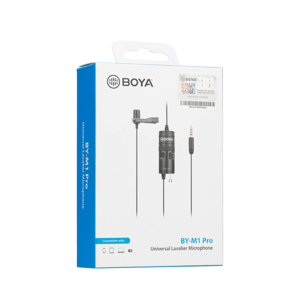 BOYA Mikrofon Lavalier BY-M1 Pro 3.5mm 6m.