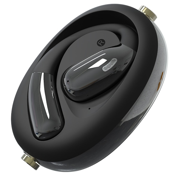 AI Översättningshörlurar - Vit A60 Öppen-Öra Trådlös Bluetooth Svart