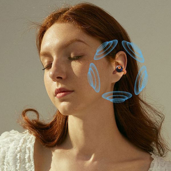 Bluetooth 5.3 Øreclips Hovedtelefoner - Åbent Øre Design Sort