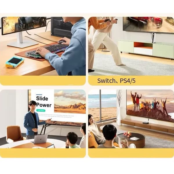 2 m HDMI - DisplayPort -kaapeli – 4K 60 Hz HDMI–DP-sovitinkaapeli