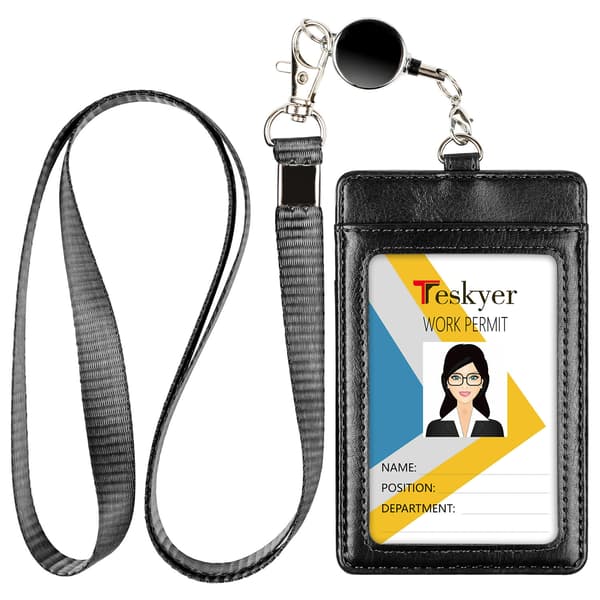 Pystysuuntainen korttiteline PU-nahkaa Black Black