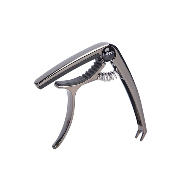 Zink Alloy Gitarr Capo - Gun Black med Färgbox