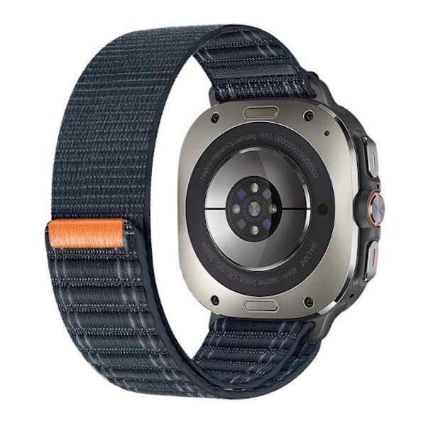Snyggt Nylon Armband för Samsung Galaxy Watch Ultra - 22mm Mörkblå