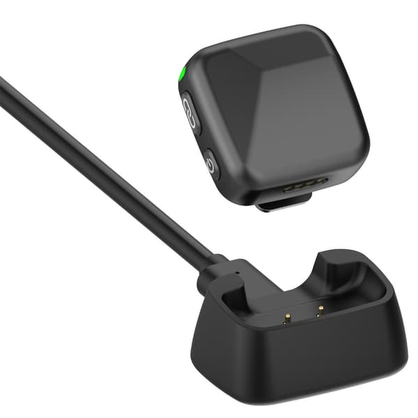 DJI Mic Mini opladningsdock magnetisk opladningsbase kompatibel med DJI Mic Mini transmitter til rejse og studie, ABS sort, 5V 150mA kompakt erstatnin