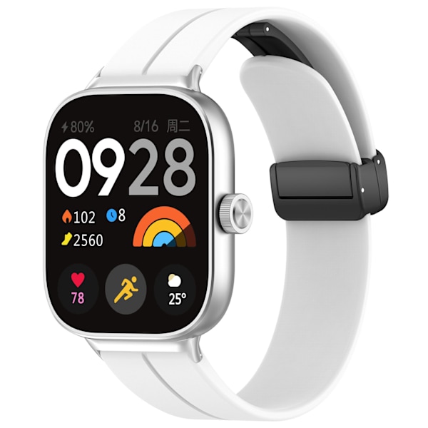 Kellonranneke Xiaomi Band 8 Prolle/Redmi Watch 4:lle Harmaa