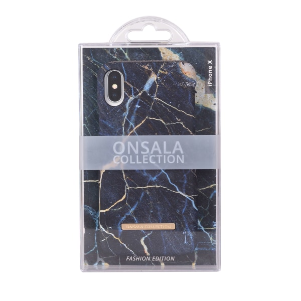 Mobilskal Soft Black Galaxy Marble - iPhone X / XS