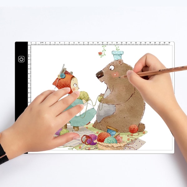 A4 Tracing Light Pad för konstnärsspårning, dimbar Artcraft Lightbox