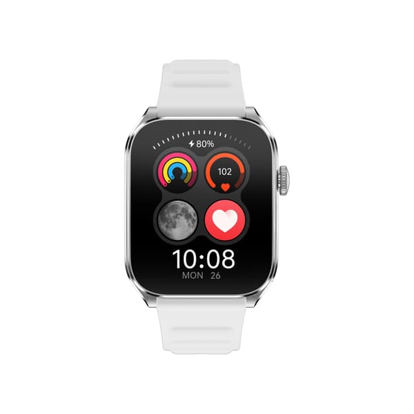 1.93" AMOLED Bluetooth Opkald Smartwatch kompatibelt med GloryFit APP Silver Silver