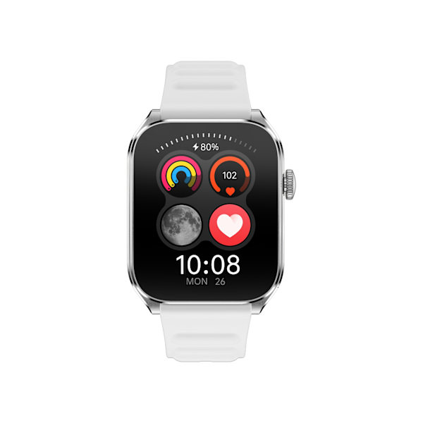 1.93" AMOLED Bluetooth Samtal Smartwatch kompatibelt med GloryFit APP Silver Silver