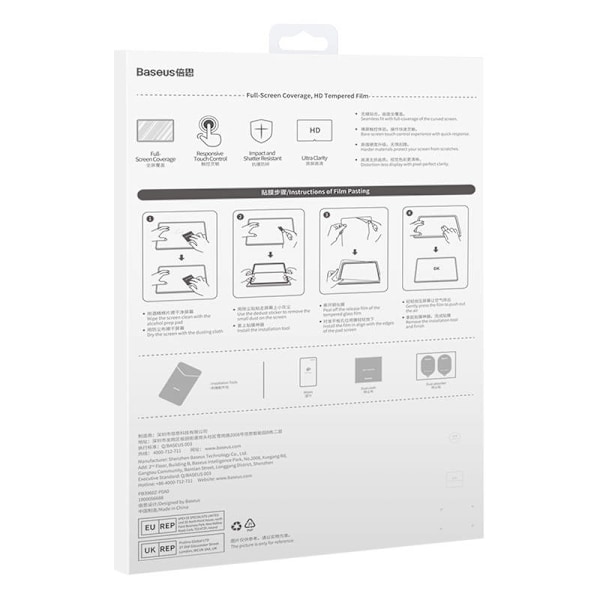 Baseus Crystal Tempered Glass 0,3 mm tabletille Huawei MatePad Pro 11"