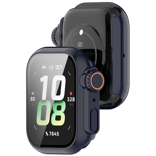 Honor Watch 5:n suojakotelo karkaistulla lasinäytönsuojalla Sininen