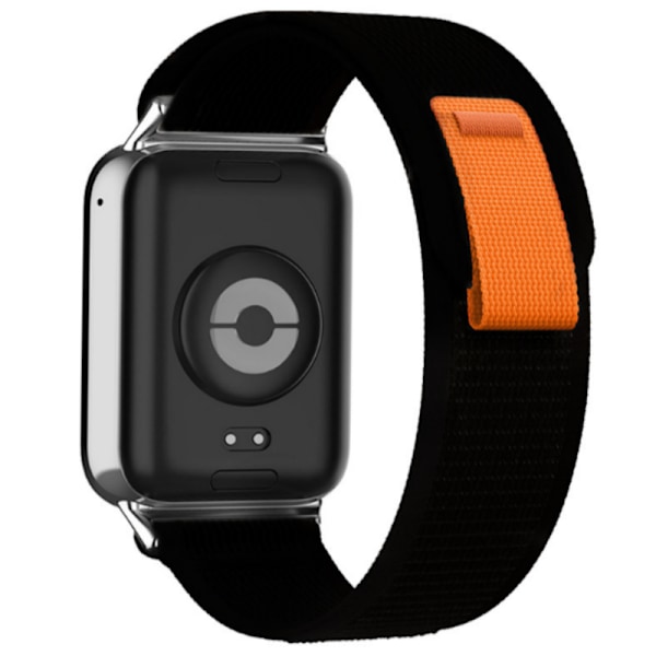 Xiaomi Mi Band 8 Pro -ranneke, nylon Weave Musta