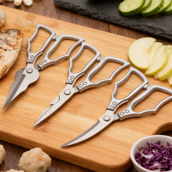 Multifunktionell Köksax - Kraftig Rostfri Fågelsax Silver Silver