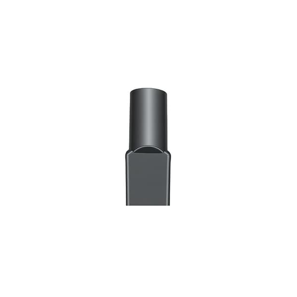 Støvsugeradapter kompatibel med Midea MD861/U1PJ - 2-pak ABS-connector til hjemmebrug og vedligehold, sort præcis pasform