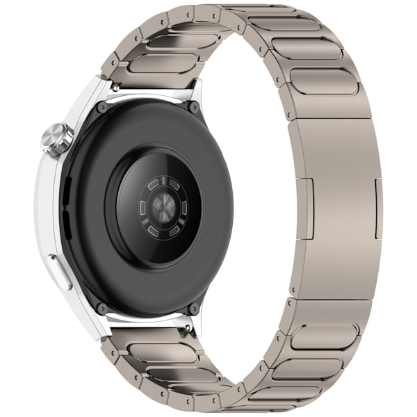 Titanium klockarmband för 22 mm Smartwatch Fällbart lås Titan