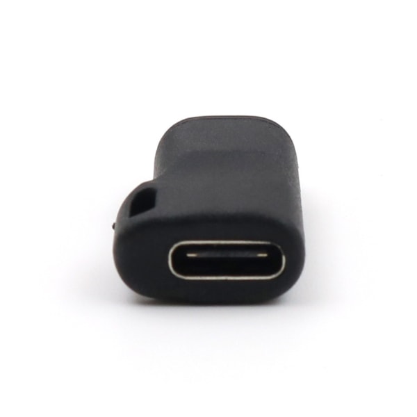 USB-C adapter för laddning av Garmin-klocka Svart