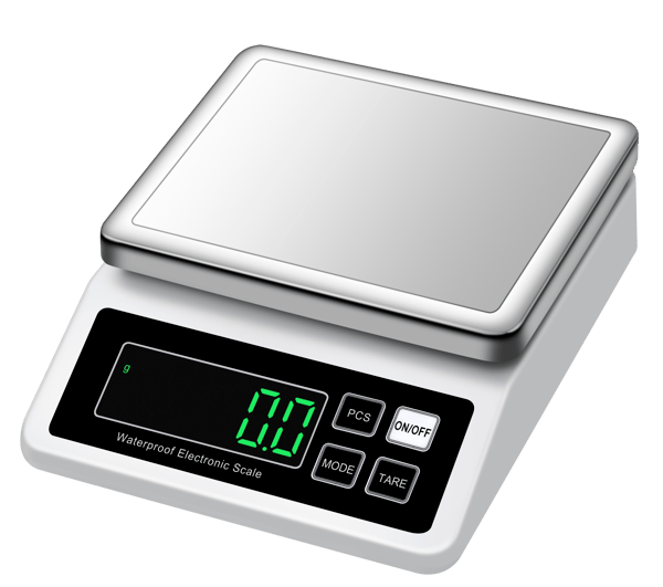 Elektronisk Digitalvåg White 10kg/1g White