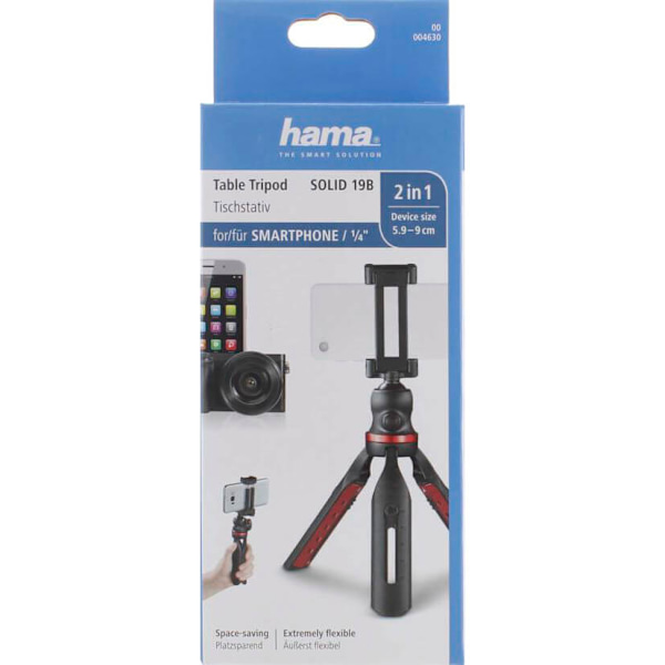 Bordstativ Solid 19B Kamera & Smartphone