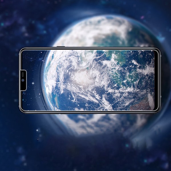 LG G7 Skærmbeskytter, 0,26 mm Hærdet Glas, Buet Kant (2-Pak)