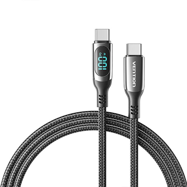 Vention TAYBAV USB 2.0 CC 100 W 5A 1.2M USB-kabel (svart)