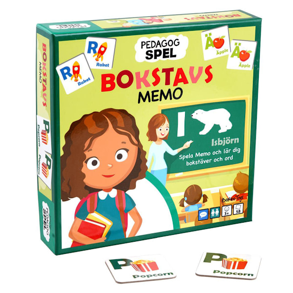 Peli Classic Pedagog Spel Bokstavsmemo (SE)