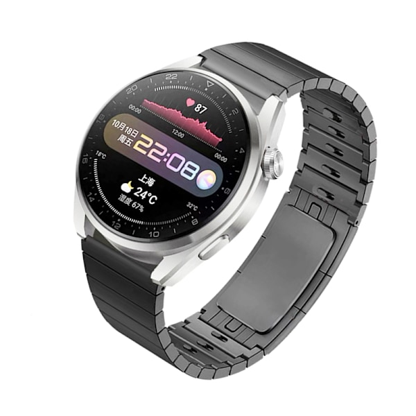 Urrem i rustfrit stål til Huawei GT3/GT2 Pro 46mm - Grå