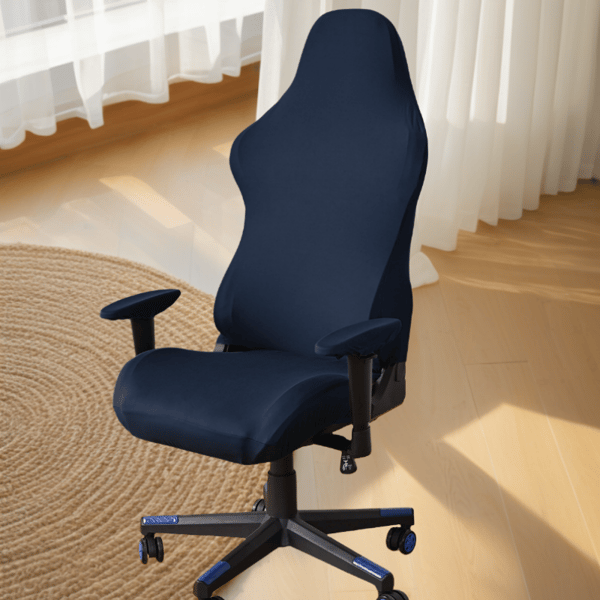 Elastinen toimistotuolin päällinen NavyBlue NavyBlue