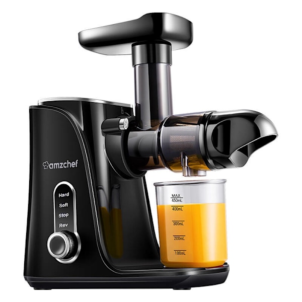 AMZCHEF GM3001-BK sakta juicepress (svart)