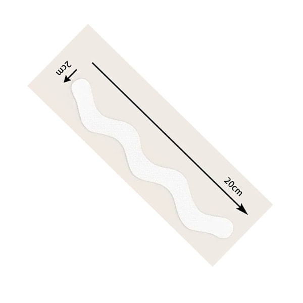 Anti-Slip Trappetrin Tape Skridsikker tape til trapper S-formet 2x20 cm