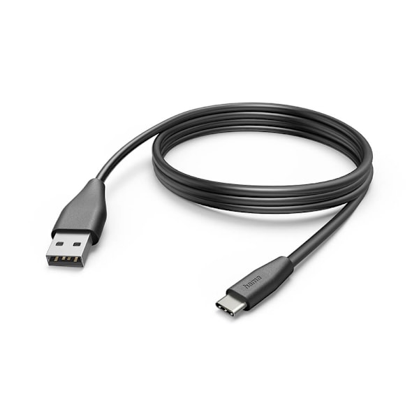 HAMA Laddkabel USB-A till USB-C Svart 3,0m