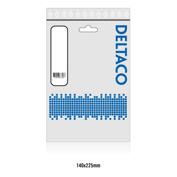 Unearthed power cable, CEE 7/16 to IEC 60320 C7, 2m, white