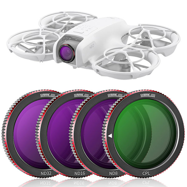 DJI NEO filtersæt til droner: ND8, ND16, ND32