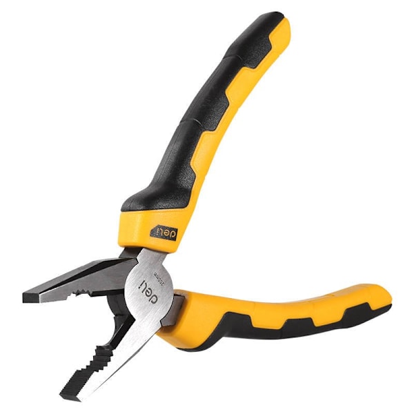 Kombinationstång 8" Deli Tools EDL2008 (gul)