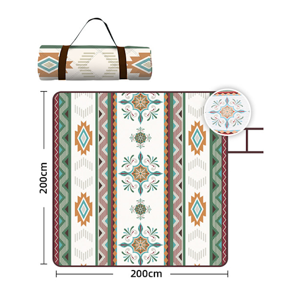 Ultralyd Picnic Tæppe 2x2m