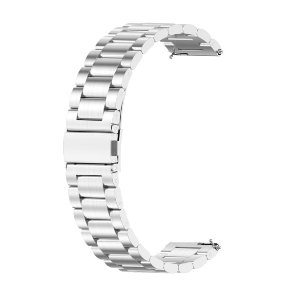 Klockarmband 22 mm Huawei Watch GT/Magic/TicWatch Pro rostfritt Silver