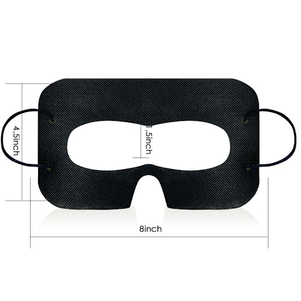 VR engangs øjenmasker til Vision Pro/Meta Quest 3, 100-pak