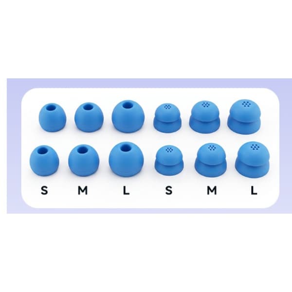 Silikoneørepropper til søvn med honeycomb-struktur, passiv støjreduktion og behagelig in-ear-pasform sky blue sky blue