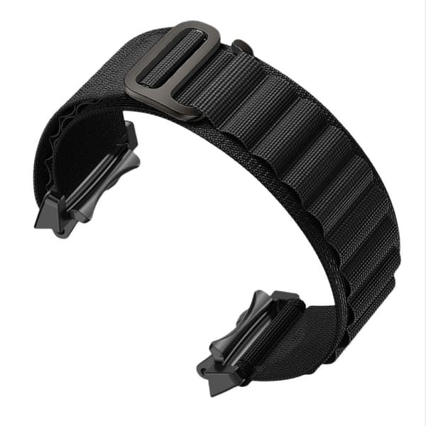 Kompatibel med nylonögla för Amazfit T-Rex 2 Black Black
