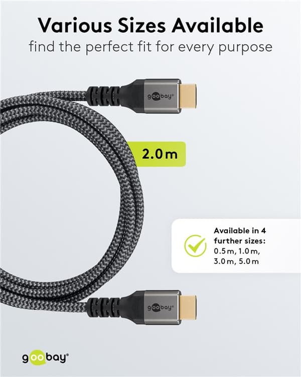 HDMI™-kabel med ultrahög hastighet