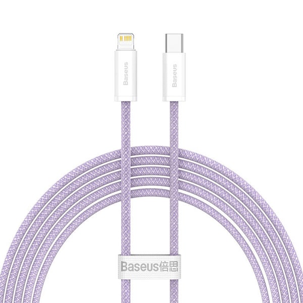 USB-C-kabel för Lightning Baseus Dynamic Series, 20W, 2m (lila)