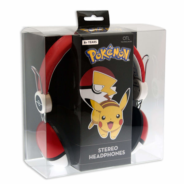 POKEMON Hörlur Dome Tween On-Ear 90dB Japansk Pikachu