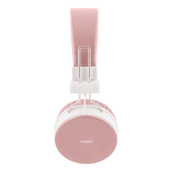 Foldbar on-ear BT headset, 3,5 mm, lyserød