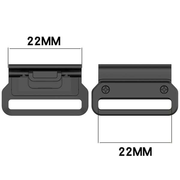 Snabbkoppling Klockarmband Adapter för Garmin 22 mm 22 mm