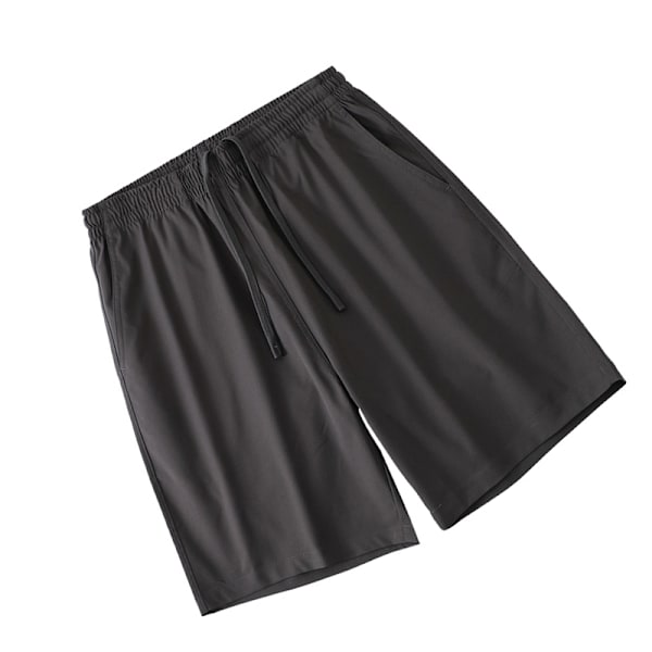 Nopeasti kuivuvat urheilushortsit polyesteriä Harmaa XL