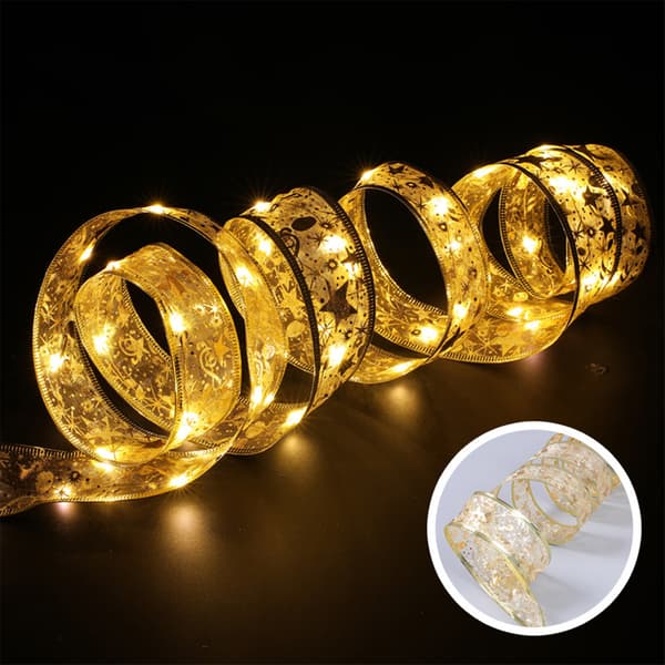 Julljusslinga dekoband Gold 1 m Gold 1 m