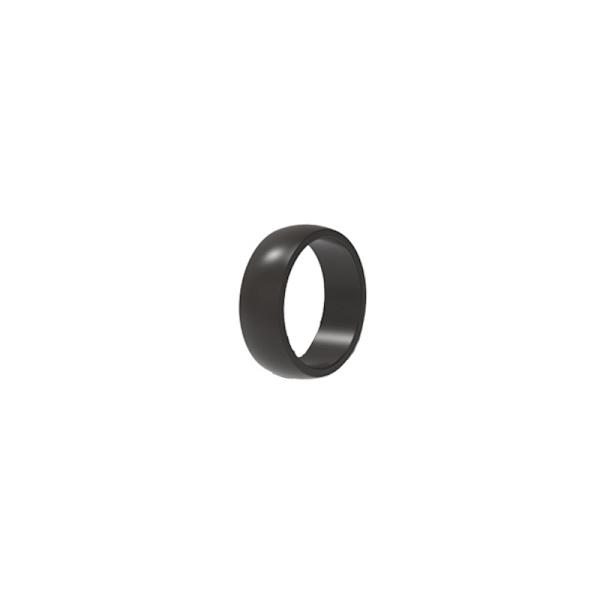 Universal silikone ring til beskyttelse af originale ringe Sort 10#26,4*8mm