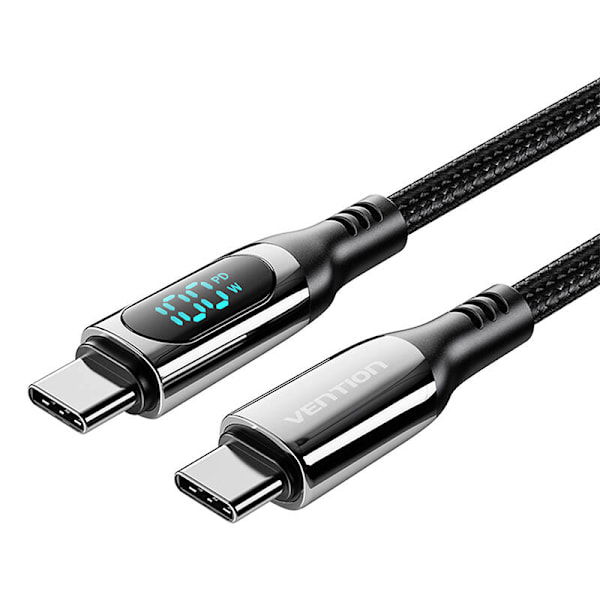 Vention TAYBAV USB 2.0 CC 100 W 5A 1.2M USB-kabel (sort)